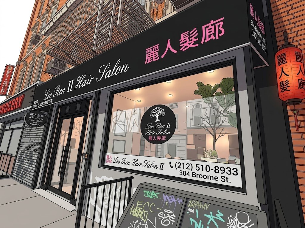 Broome Street (Lower East Side) location of Lee Ren Beauty Salon